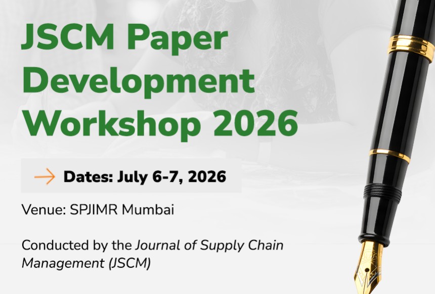 JSCM Paper Development Workshop 2026